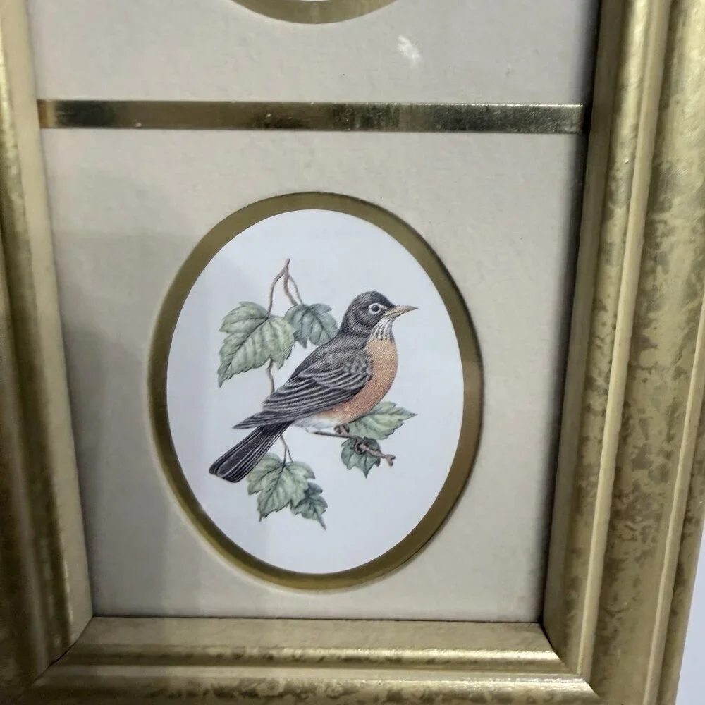 Heartfelt Collection Matted Bird Print Fold Frame 4